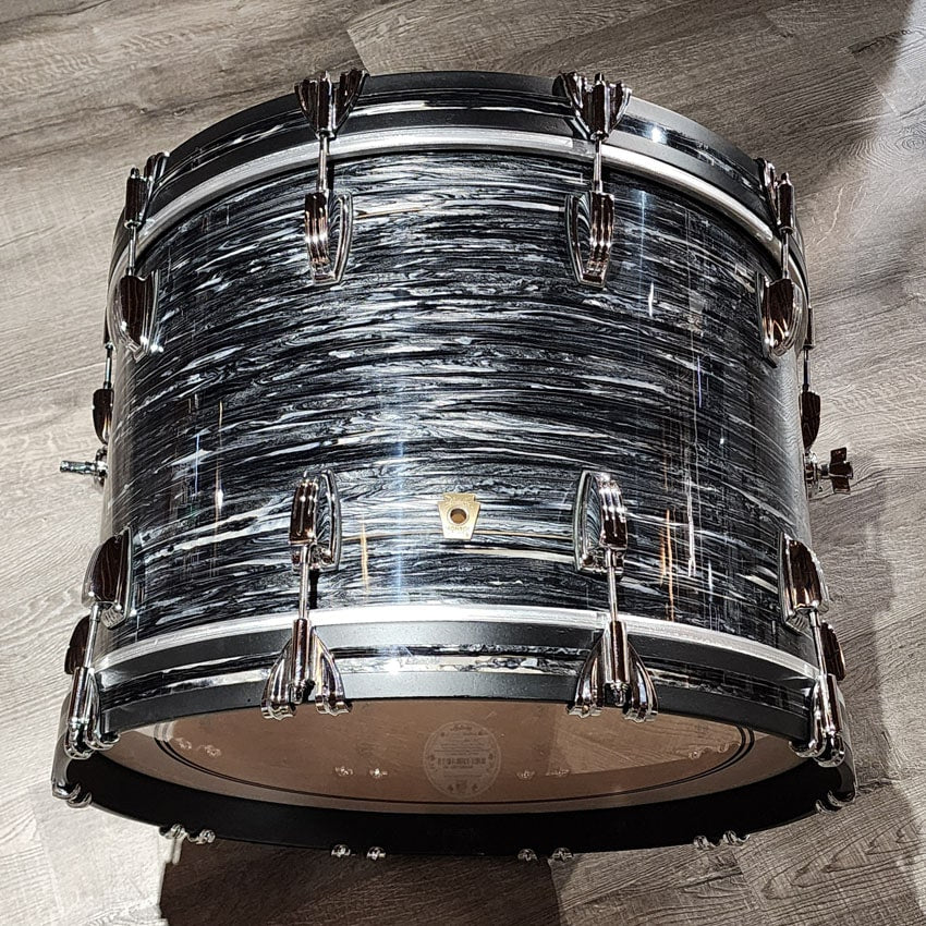 Used Ludwig Classic Maple 4pc Drum Set Vintage Black Oyster - Very Good - Drum Center Of Portsmouth