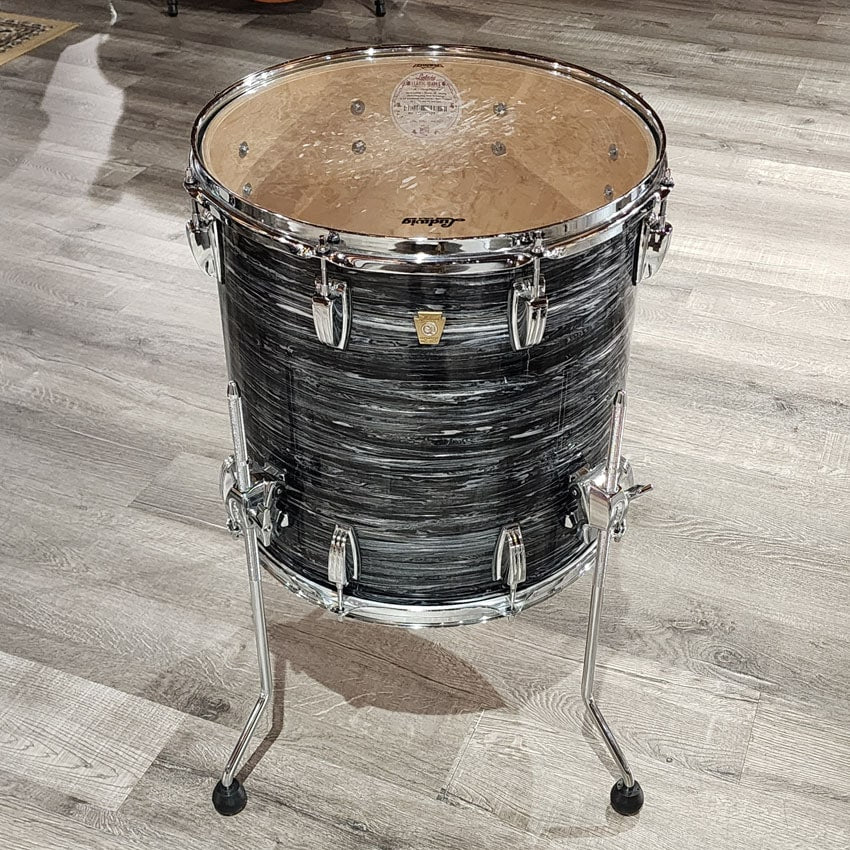 Used Ludwig Classic Maple 4pc Drum Set Vintage Black Oyster - Very Good - Drum Center Of Portsmouth