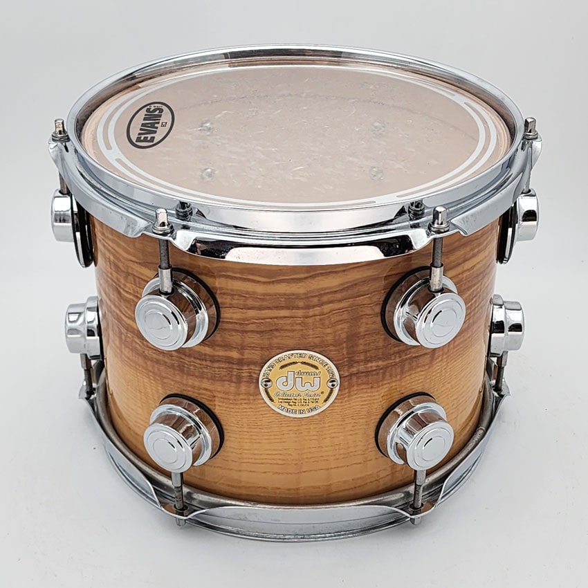 Used DW Collectors Maple Rack Tom 10x8 Exotic Finish - Very Good - Drum Center Of Portsmouth