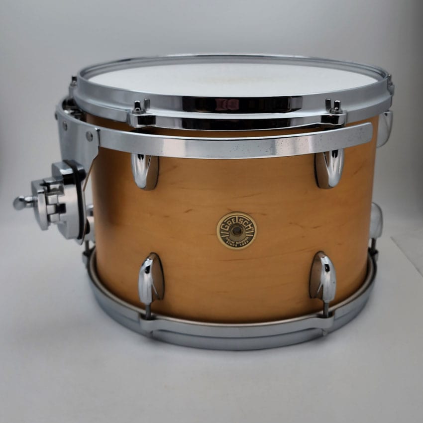 Used Gretsch USA Custom Rack Tom 13x9 Satin Natural - Very Good - Drum Center Of Portsmouth