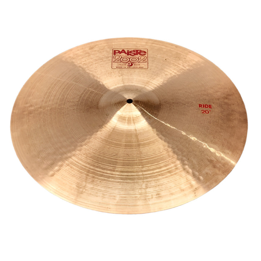 Used Paiste 2002 Ride Cymbal 20" - Very Good - Drum Center Of Portsmouth