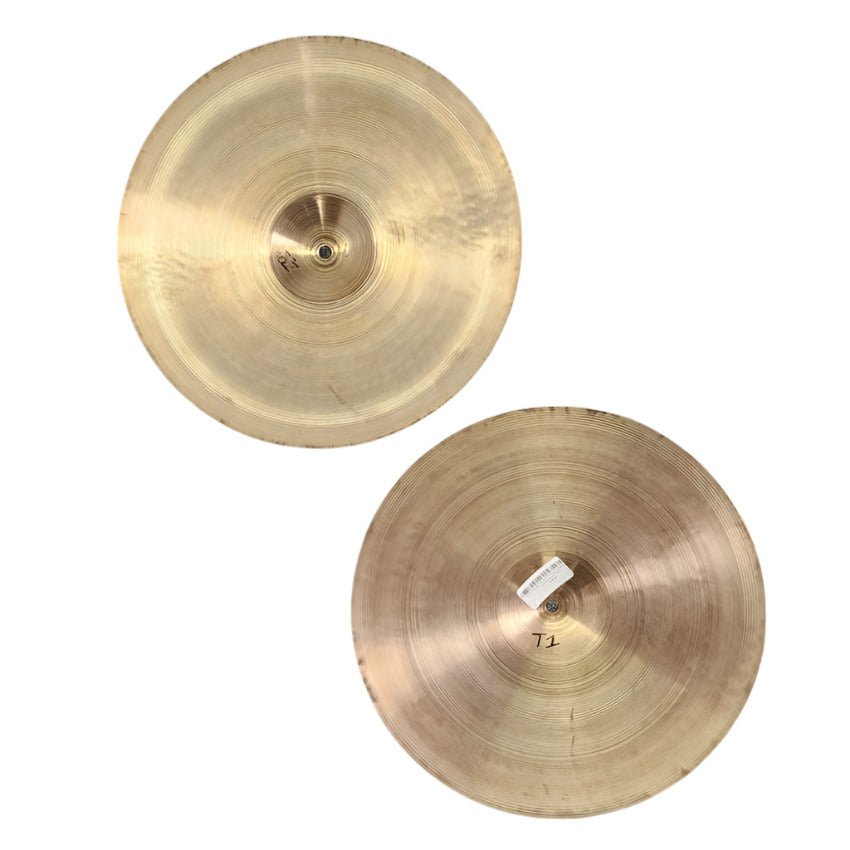Used Vintage Zildjian A Hi Hat Cymbals 14" 710/720 grams - Good - Drum Center Of Portsmouth