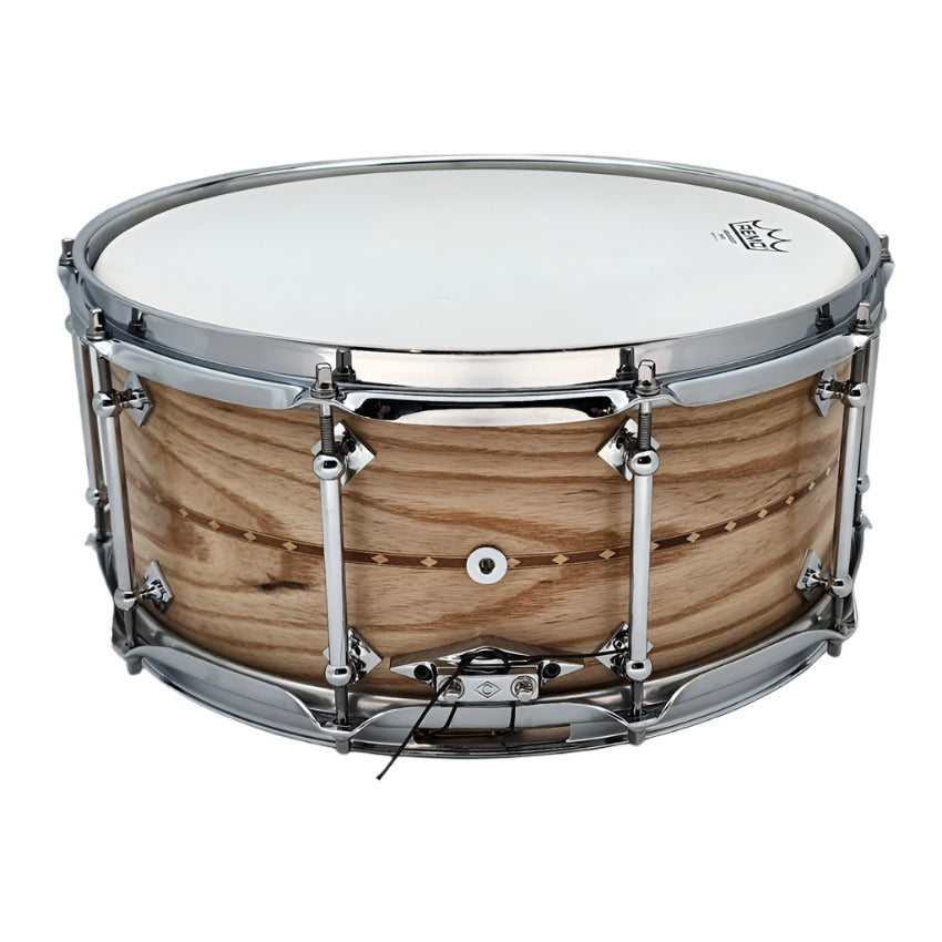 Used Craviotto Ash Snare Drum 14x6.5 w/Inlay - Very Good - Drum Center Of Portsmouth