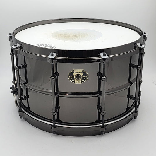 Used Ludwig Black Magic Snare Drum 14x8 - Good - Drum Center Of Portsmouth