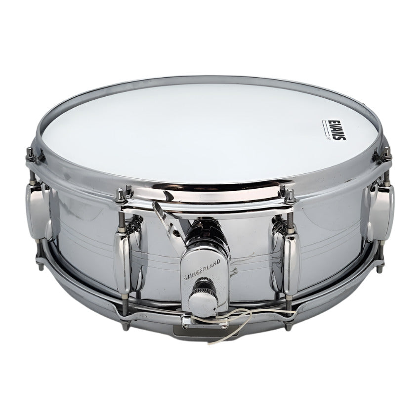 Used Slingerland Chrome Over Brass 14x5.5 - Good - Drum Center Of Portsmouth