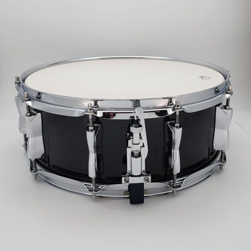 Used Yamaha Stage Custom Birch Snare Drum 14x5.5 Raven Black - Good - Drum Center Of Portsmouth