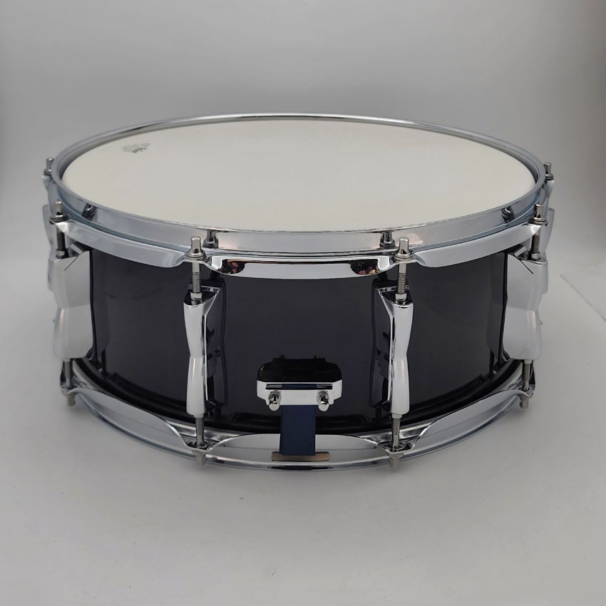 Used Yamaha Stage Custom Birch Snare Drum 14x5.5 Raven Black - Good - Drum Center Of Portsmouth