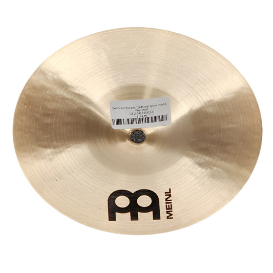 Used Meinl Byzance Traditional Splash Cymbal 8" - Excellent - Drum Center Of Portsmouth