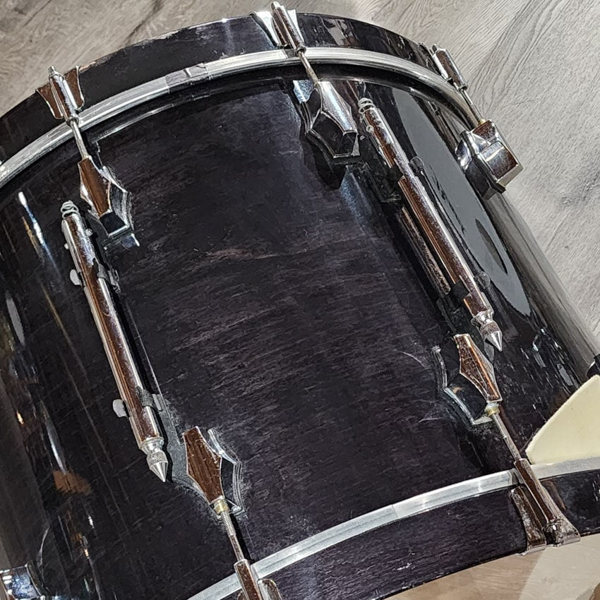 Used Fibes 5pc Austin Era Drum Set Black Onyx - Fair - Drum Center Of Portsmouth