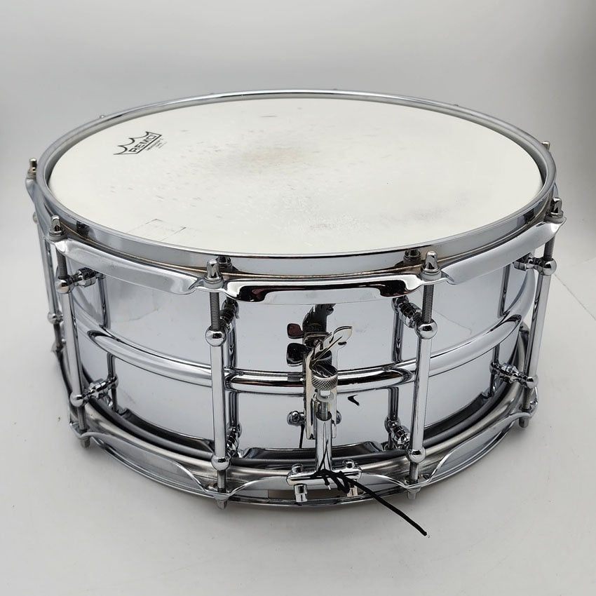 Used Joyful Noise Knight Hawk Snare Drum Chrome Plated 14x6.5 - Very Good - Drum Center Of Portsmouth