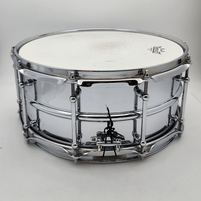 Used Joyful Noise Knight Hawk Snare Drum Chrome Plated 14x6.5 - Very Good - Drum Center Of Portsmouth
