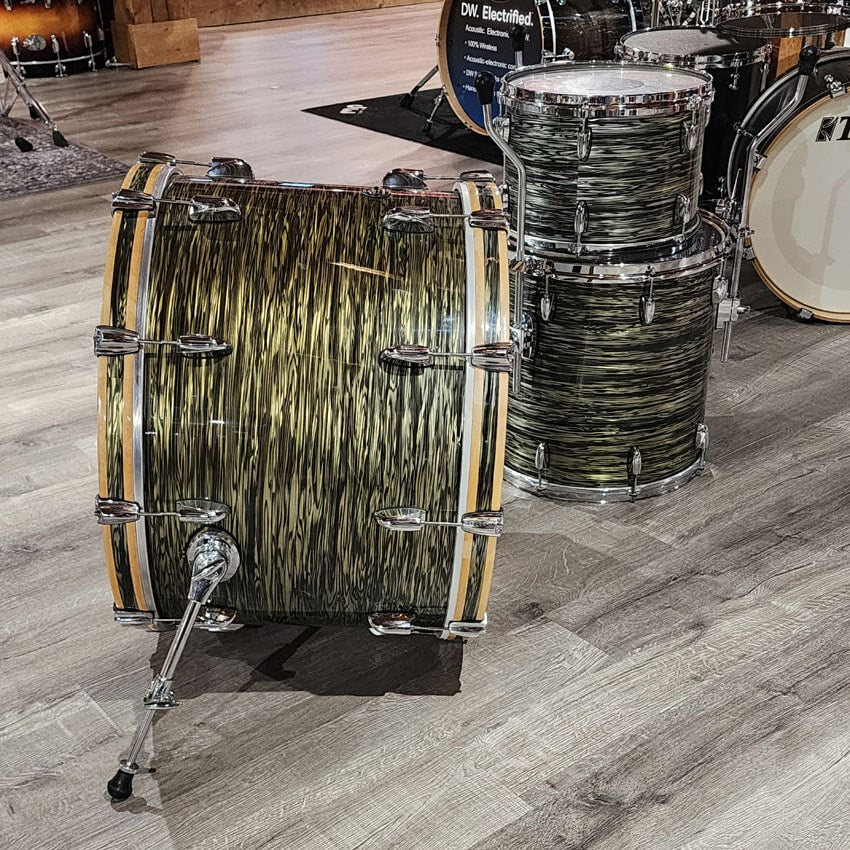 Used Gretsch Renown 3pc Drum Set Silver Oyster Pearl - Good - Drum Center Of Portsmouth