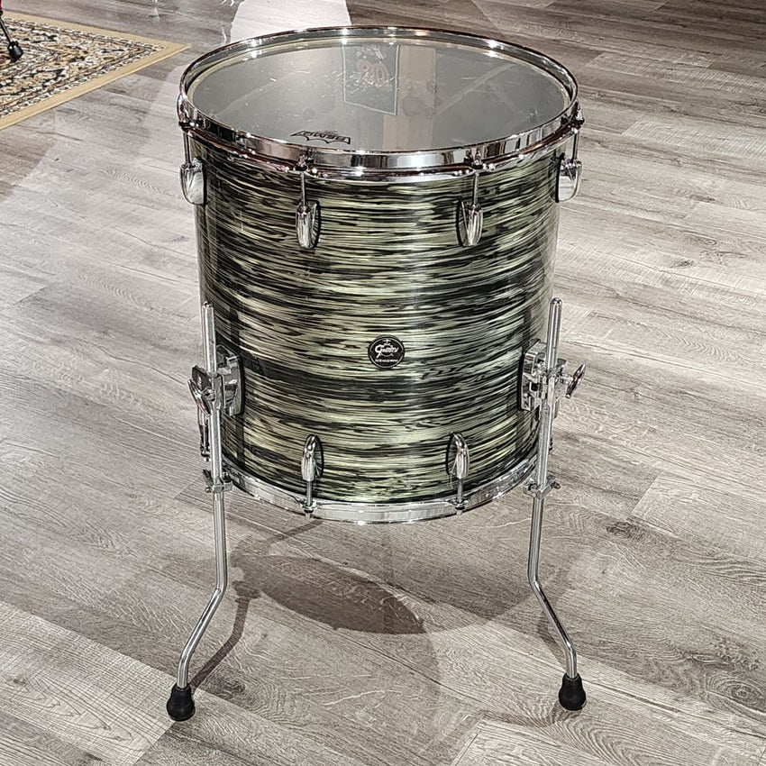 Used Gretsch Renown 3pc Drum Set Silver Oyster Pearl - Good - Drum Center Of Portsmouth