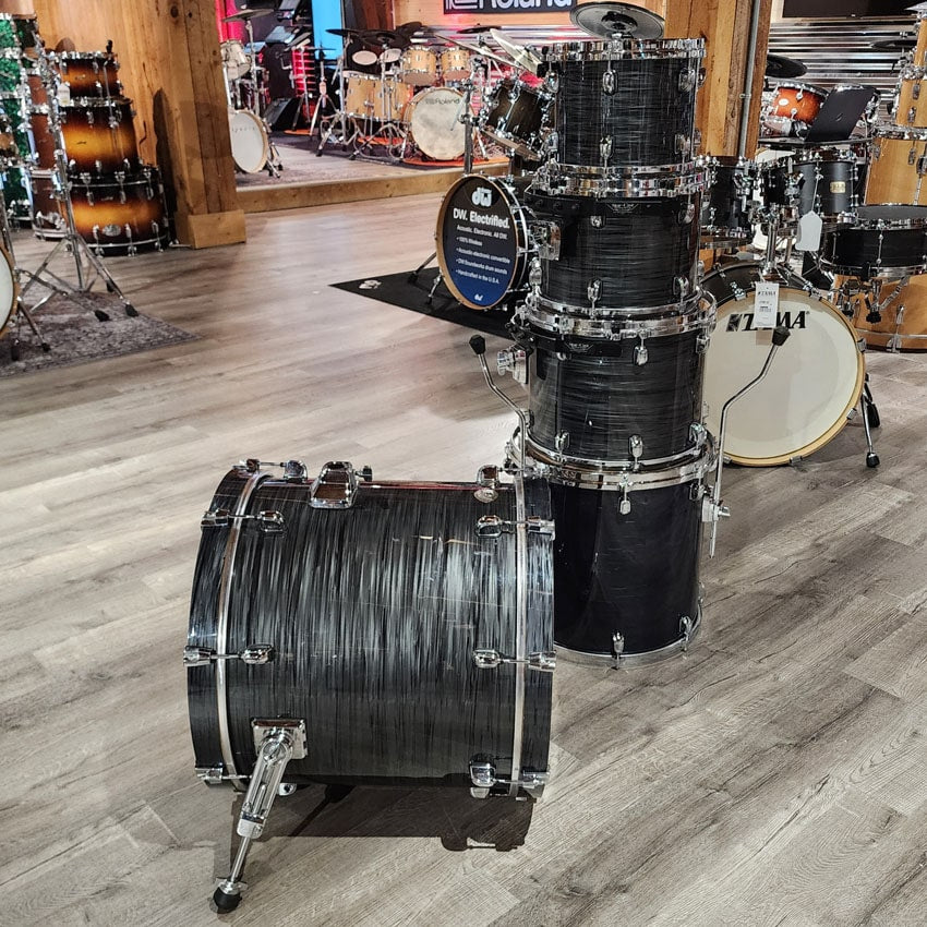Used Tama Starclassic Performer 5pc Drum Set MIJ Charcoal Silk - Good - Drum Center Of Portsmouth