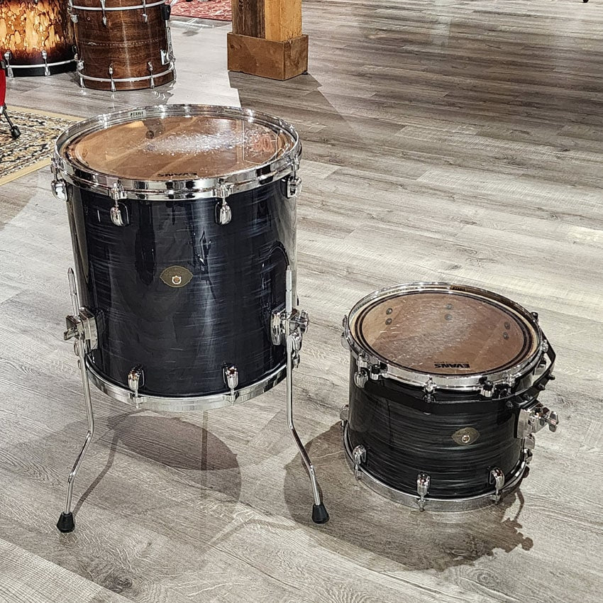 Used Tama Starclassic Performer 5pc Drum Set MIJ Charcoal Silk - Good - Drum Center Of Portsmouth