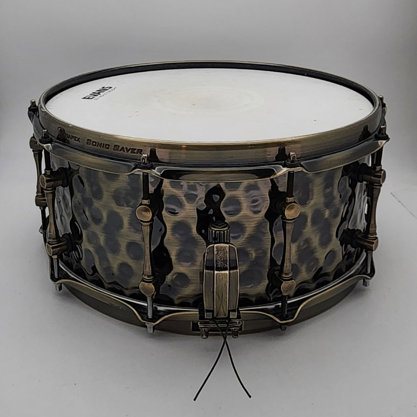 Used Mapex Sledgehammer Brass Snare Drum 14x6.5 - Very Good - Drum Center Of Portsmouth