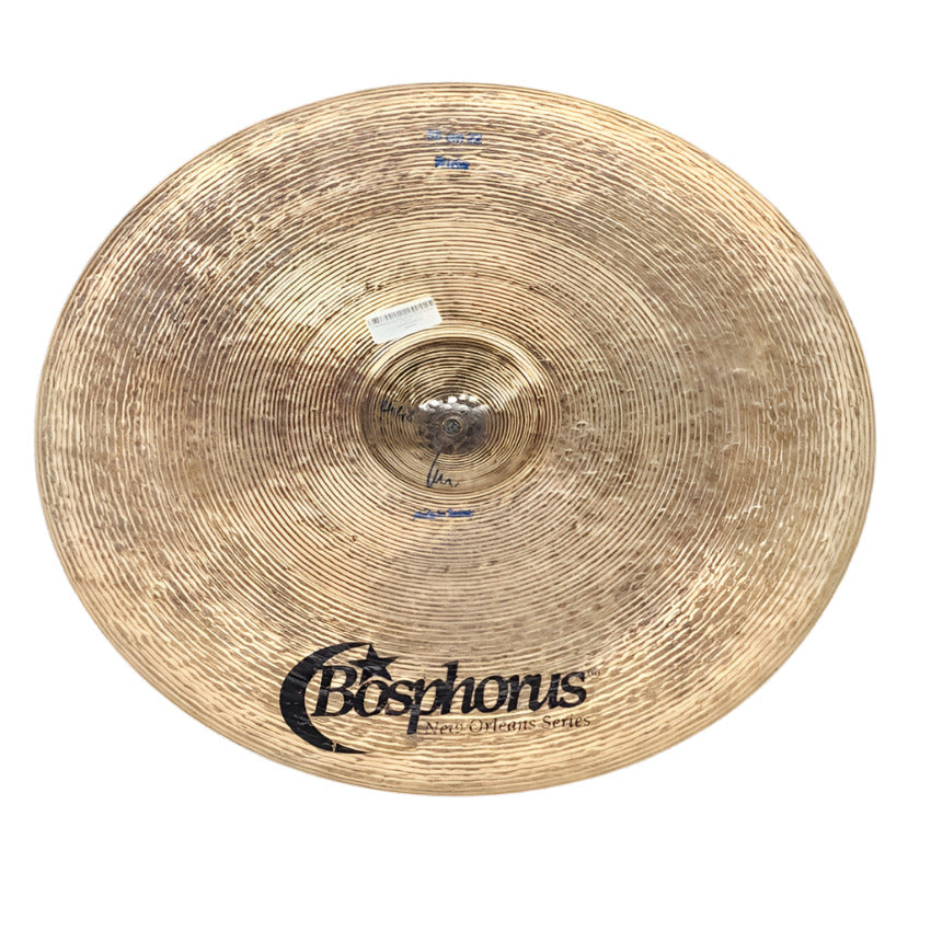 Used Bosphorus New Orleans Ride Cymbal 22" 2446 grams - Good - Drum Center Of Portsmouth