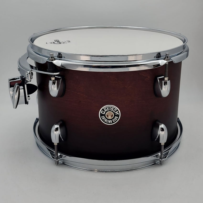 Used Gretsch Catalina Club Tom 12x8 Satin Antique Fade - Very Good - Drum Center Of Portsmouth