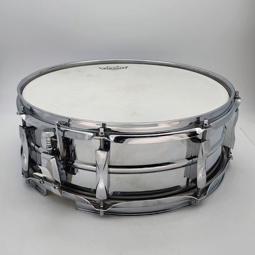 Used Premier Steel Snare Drum 14x5.5 - Very Good - Drum Center Of Portsmouth