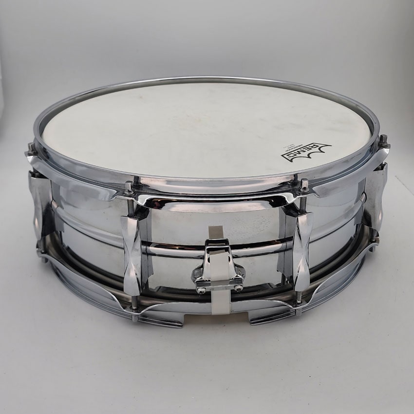 Used Premier Steel Snare Drum 14x5.5 - Very Good - Drum Center Of Portsmouth
