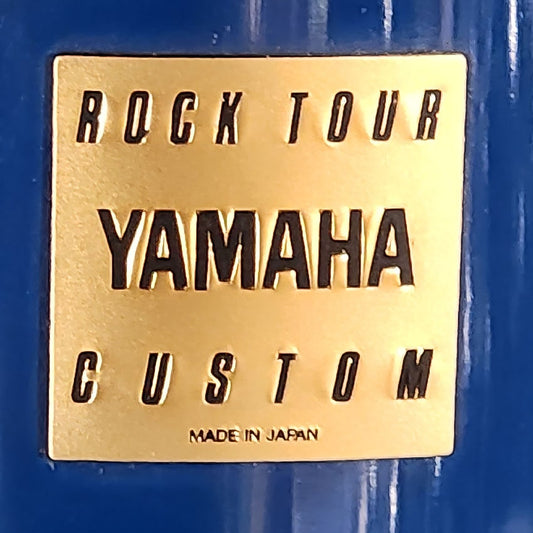 Used Yamaha Rock Tour 5pc Drum Set Cobalt Blue MIJ - Good - Drum Center Of Portsmouth