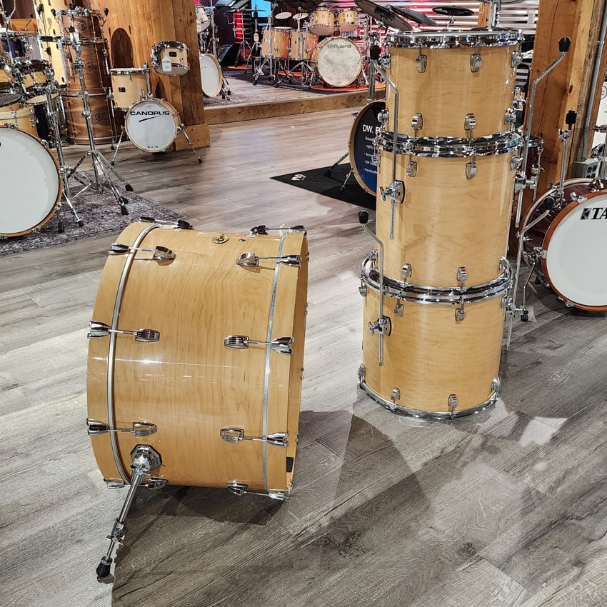 Used Ludwig Centennial 4pc Natural Gloss Drum Set - Good - Drum Center Of Portsmouth