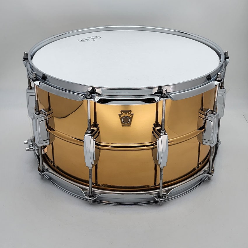 Used Ludwig Bronze Phonic Snare Drum 14x8 - Very Good - Drum Center Of Portsmouth
