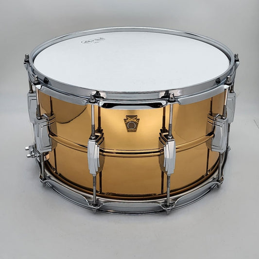 Used Ludwig Bronze Phonic Snare Drum 14x8 - Very Good - Drum Center Of Portsmouth