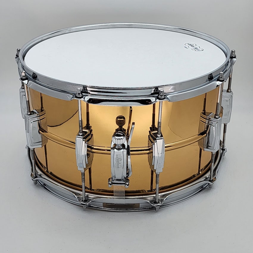 Used Ludwig Bronze Phonic Snare Drum 14x8 - Very Good - Drum Center Of Portsmouth