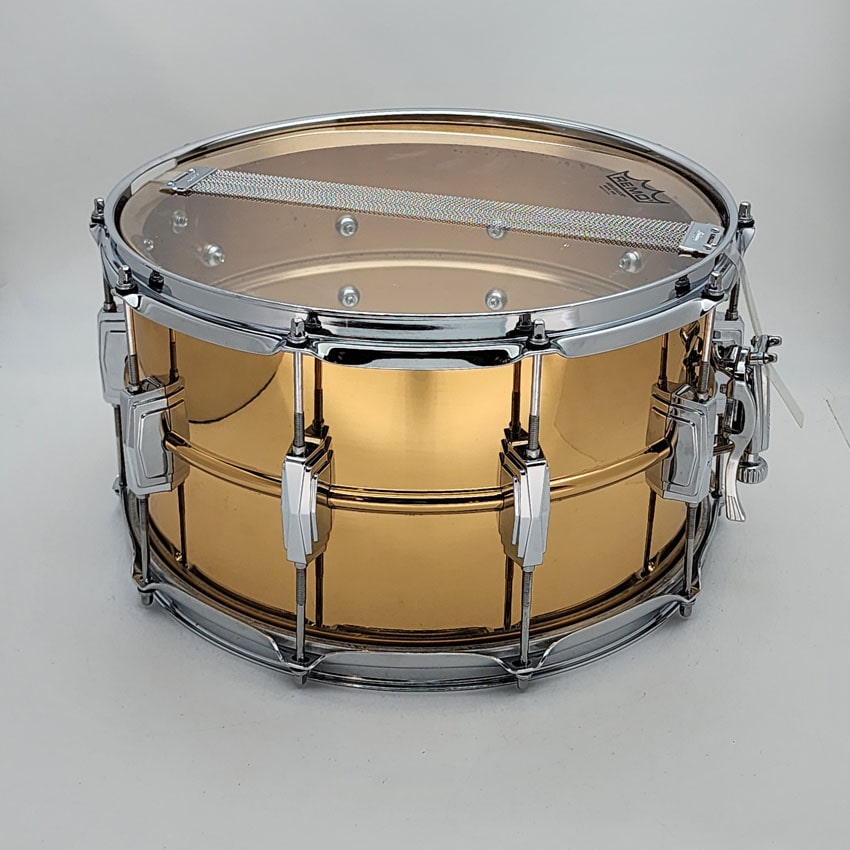 Used Ludwig Bronze Phonic Snare Drum 14x8 - Very Good - Drum Center Of Portsmouth
