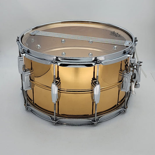 Used Ludwig Bronze Phonic Snare Drum 14x8 - Very Good - Drum Center Of Portsmouth