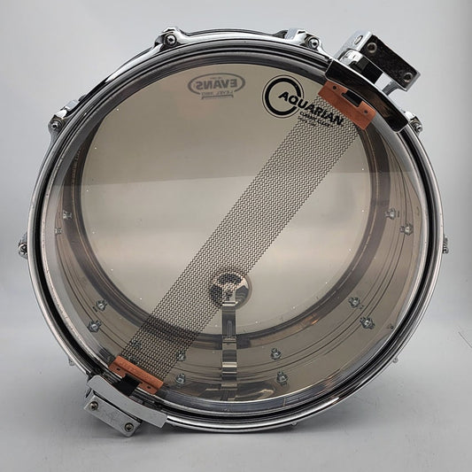 Used Pearl Professional Series Steel Snare Drum 14x6.5 MIJ - Good - Drum Center Of Portsmouth