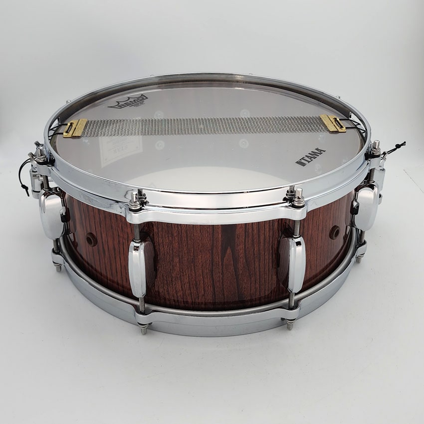Used Tama Star Walnut Snare Drum 14x5.5 Cinnamon Japanese Chestnut - Very Good - Drum Center Of Portsmouth