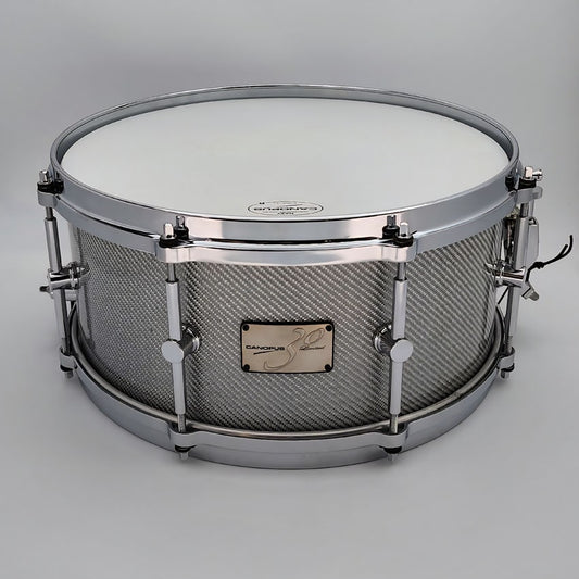 Used Canopus Limited Edition Glass Fiber Snare Drum 14x6.5 - Very Good - Drum Center Of Portsmouth