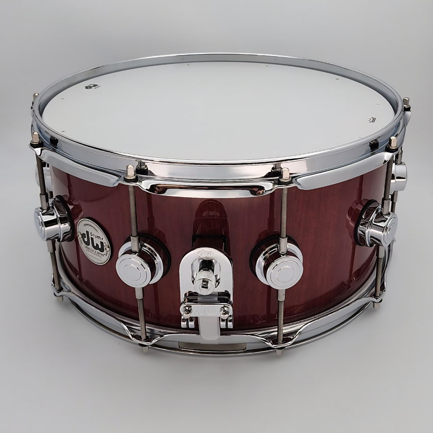 Used DW Collectors Purpleheart VLT Snare Drum 14x6.5 - Very Good - Drum Center Of Portsmouth