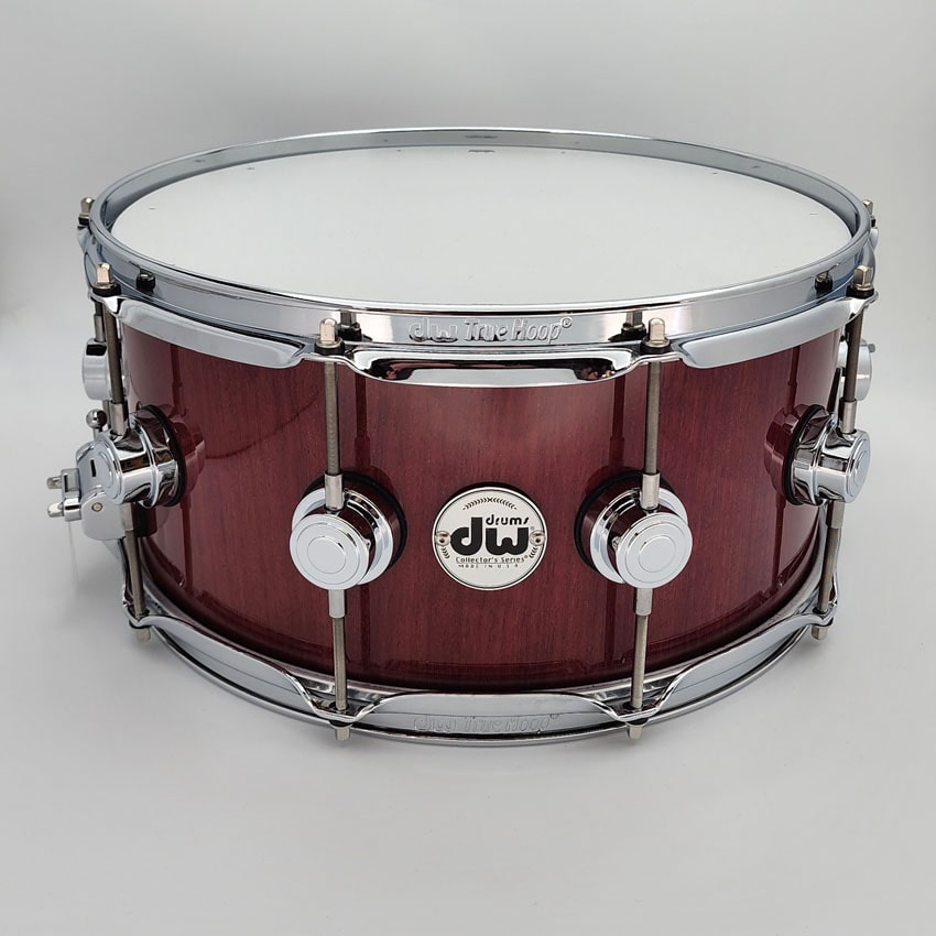 Used DW Collectors Purpleheart VLT Snare Drum 14x6.5 - Very Good - Drum Center Of Portsmouth