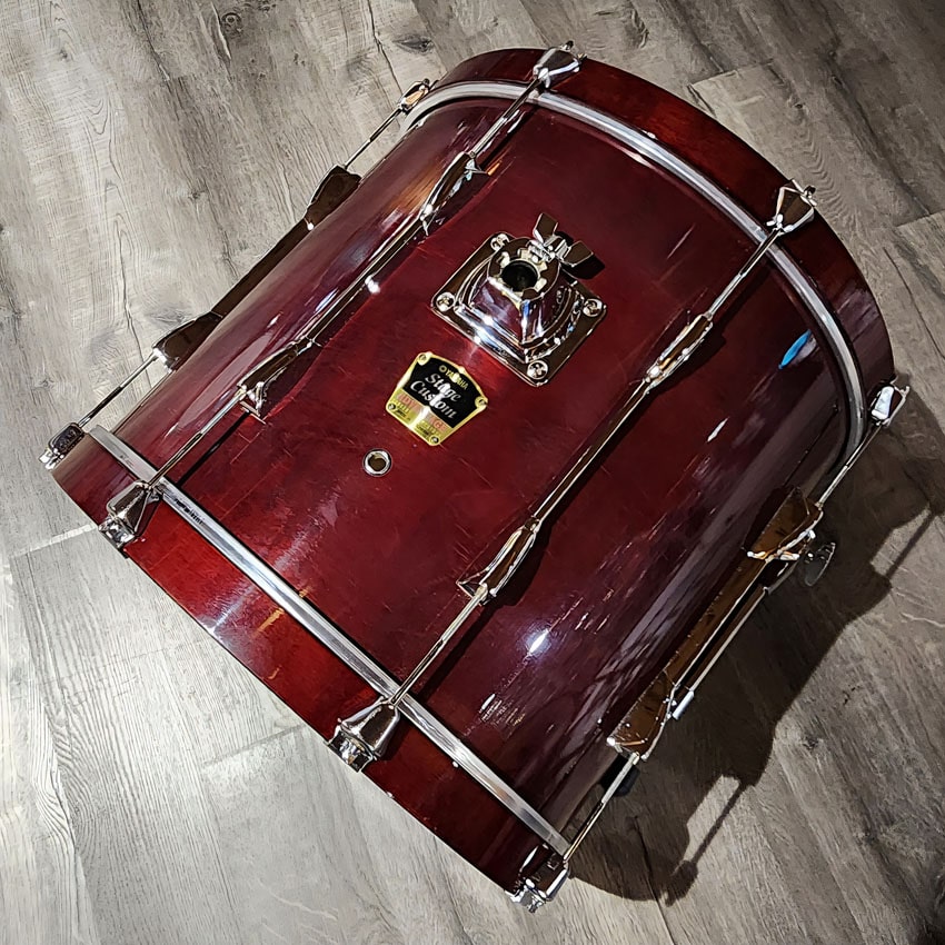Used Yamaha Stage Custom Advantage 5pc Drum Set Red - Good - Drum Center Of Portsmouth