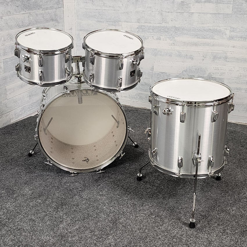 Used Vintage Tama 4pc Imperialstar Drum Set Hairline Chrome - Very Good - Drum Center Of Portsmouth