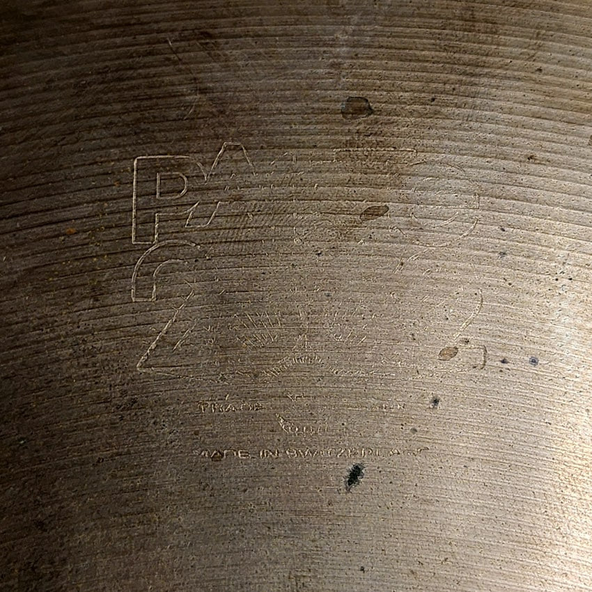 Used Vintage Paiste 2002 China Cymbal 20" 1824 grams - Fair - Drum Center Of Portsmouth