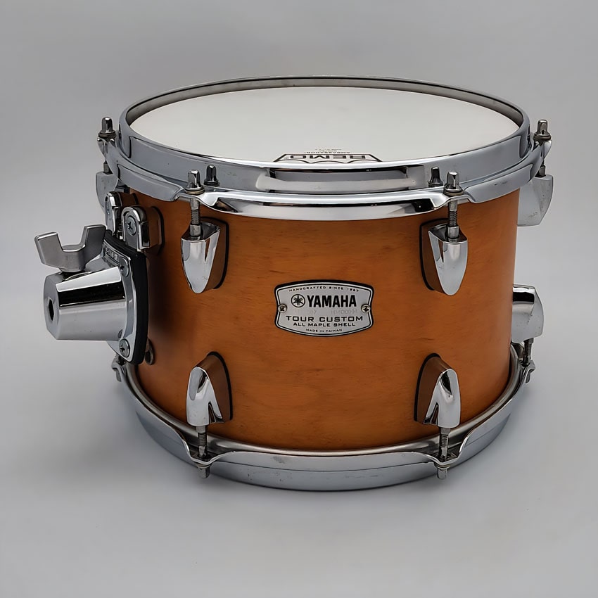 Used Yamaha Tour Custom Tom 10x7 Caramel Satin - Excellent - Drum Center Of Portsmouth
