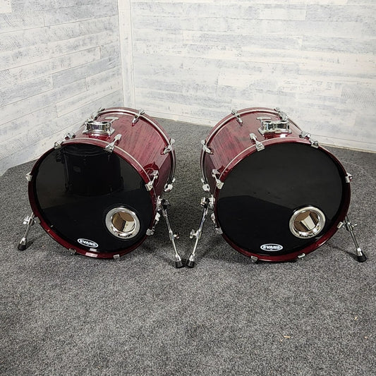 Used Pearl Session Studio 11pc Drum Set Wine Red - Good - Drum Center Of Portsmouth