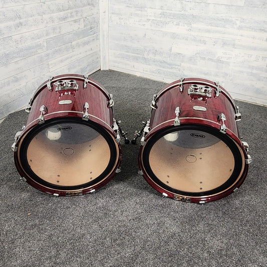 Used Pearl Session Studio 11pc Drum Set Wine Red - Good - Drum Center Of Portsmouth