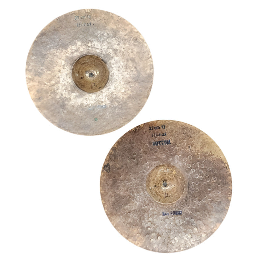 Used Bosphorus Masters Vintage Hi Hat Cymbals 13" 618/694 grams - Very Good - Drum Center Of Portsmouth