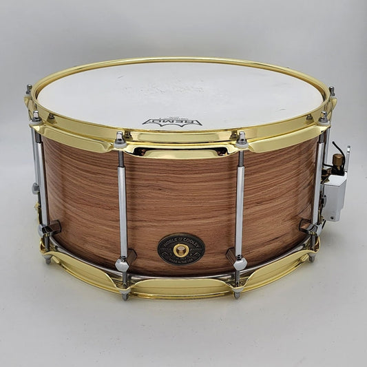 Used Noble & Cooley Solid Shell Hickory Snare Drum 14x7 - Very Good - Drum Center Of Portsmouth