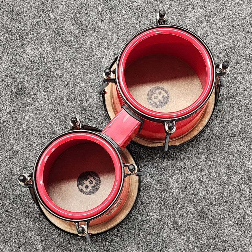 Used Meinl Journey Series Bongos Red - Excellent - Drum Center Of Portsmouth