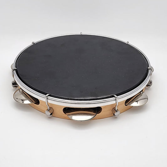 Used LP Wood Pandeiro w/Synthetic Head 10" - Fair - Drum Center Of Portsmouth
