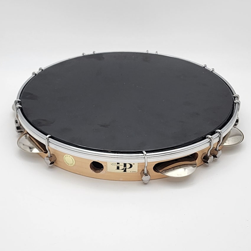 Used LP Wood Pandeiro w/Synthetic Head 12" - Fair - Drum Center Of Portsmouth