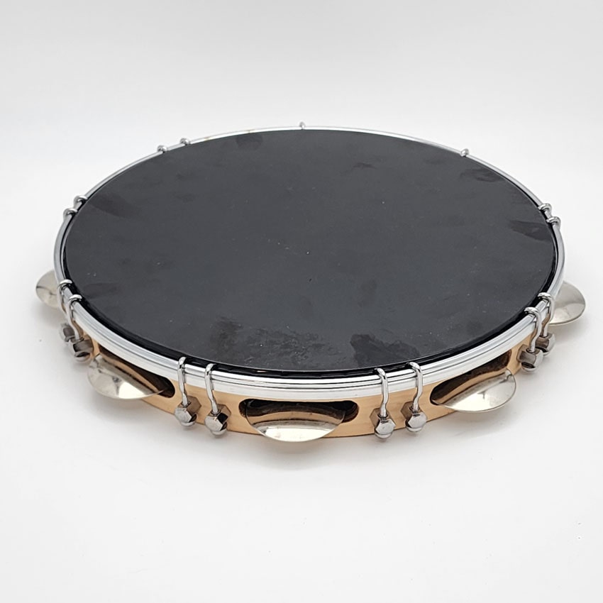Used LP Wood Pandeiro w/Synthetic Head 12" - Fair - Drum Center Of Portsmouth