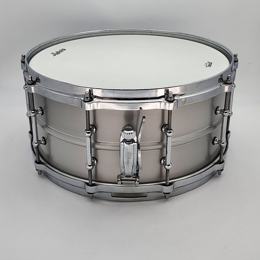 Used Ludwig Acrolite Snare Drum 14x6.5 w/ Tube Lugs & Die Cast Hoops - Very Good - Drum Center Of Portsmouth