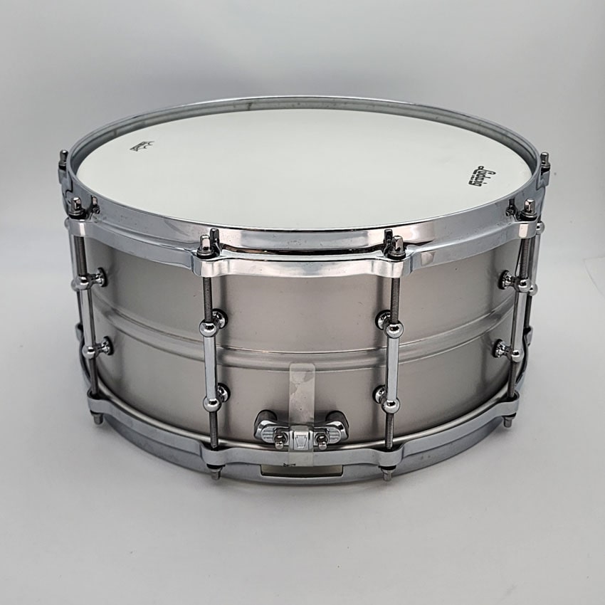 Used Ludwig Acrolite Snare Drum 14x6.5 w/ Tube Lugs & Die Cast Hoops - Very Good - Drum Center Of Portsmouth